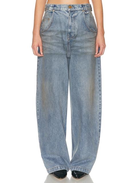 WILLY CHAVARRIA Bad Girl Denim Barrel Leg