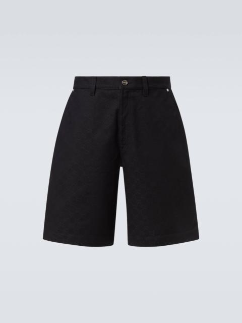 GUCCI GG cotton jacquard shorts