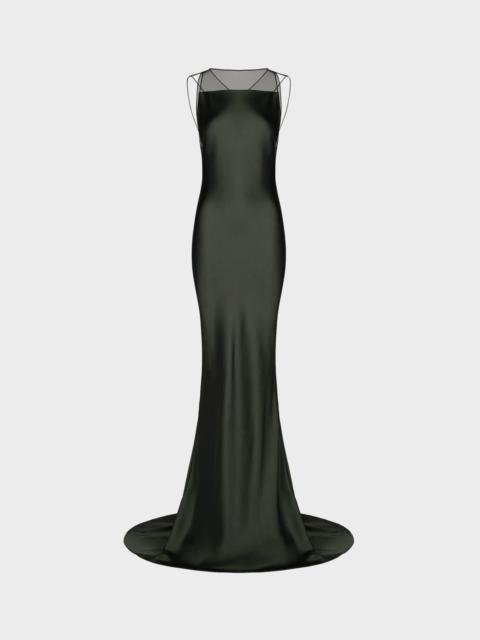 Maison Margiela Hammered Satin Gown