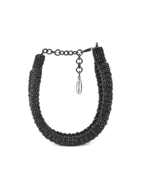 Brunello Cucinelli beaded chain-link bracelet