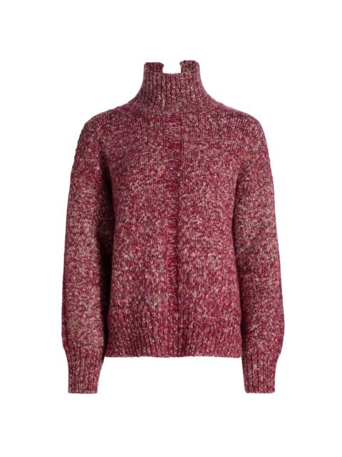Proenza Schouler Women's Sol Melange Sweater - Wine Melange