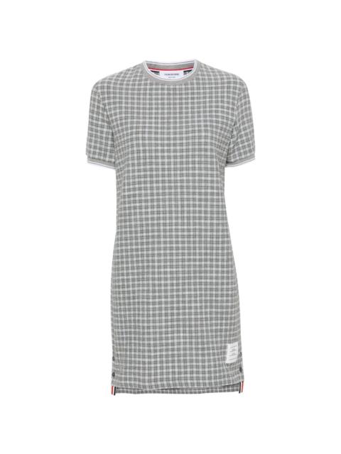 checked tweed dress