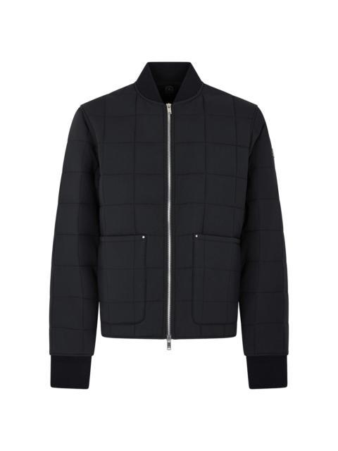 MOOSE KNUCKLES Men's Shell Jackets Walker Liner Quilted Puffer Bomber Jacket - Black