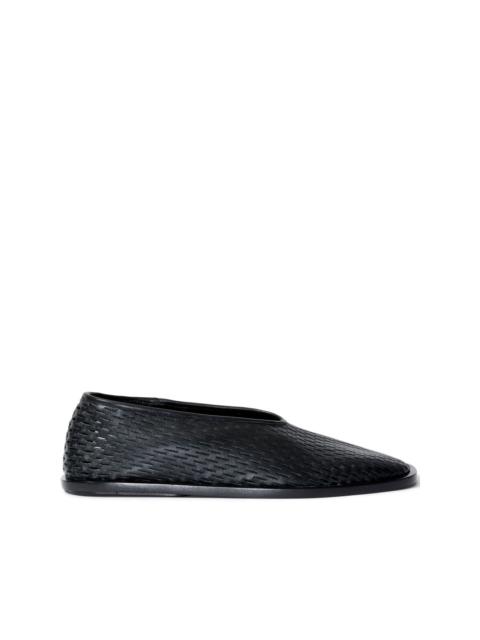 Proenza Schouler square perforated slippers