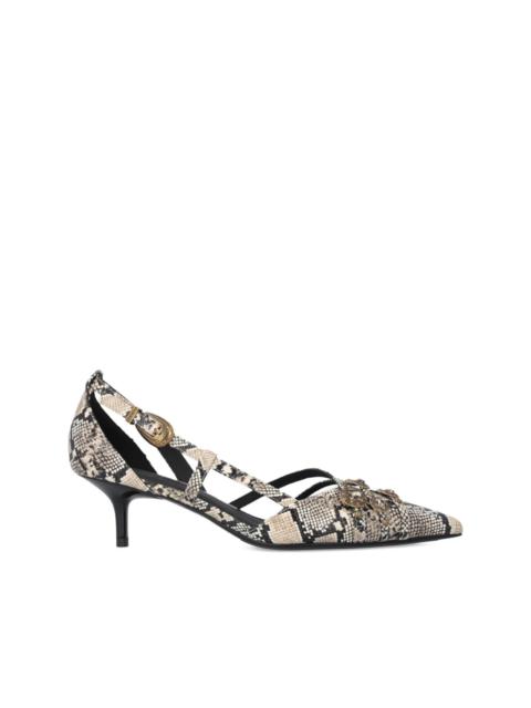 PINKO snakeskin-effect pumps