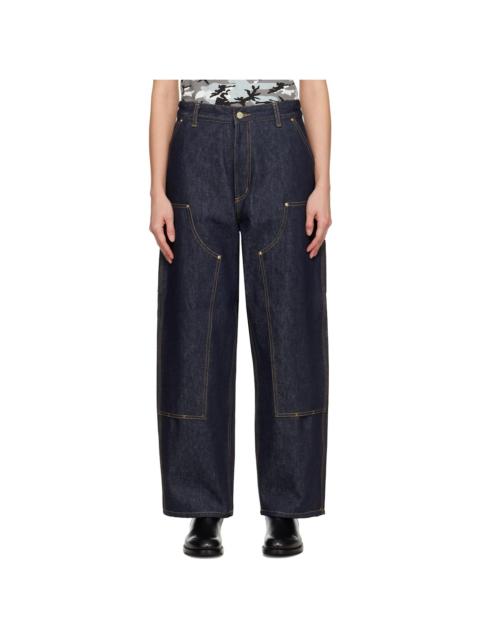 Carhartt Blue Denim Brandon Double Knee Jeans