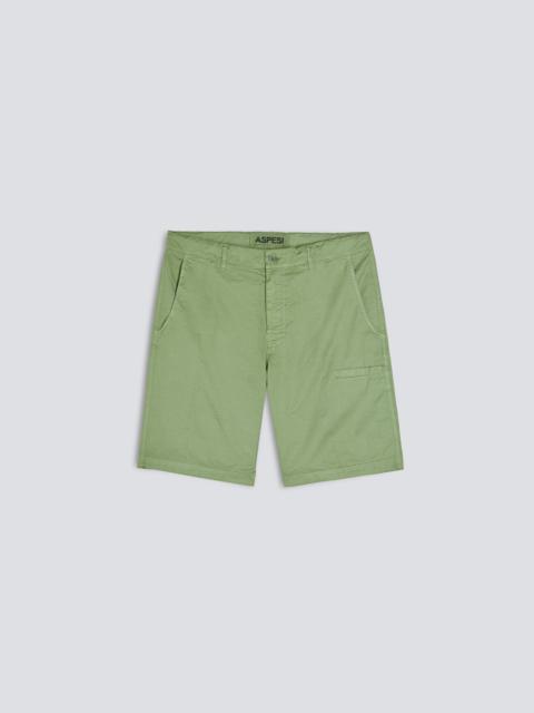 Aspesi COTTON MICRO TWILL BERMUDA SHORTS