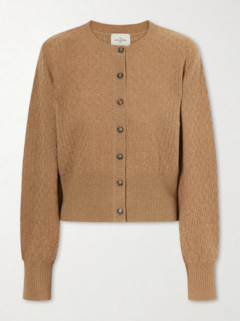 LE KASHA Gaya Pointelle Knit Cashmere Cardigan