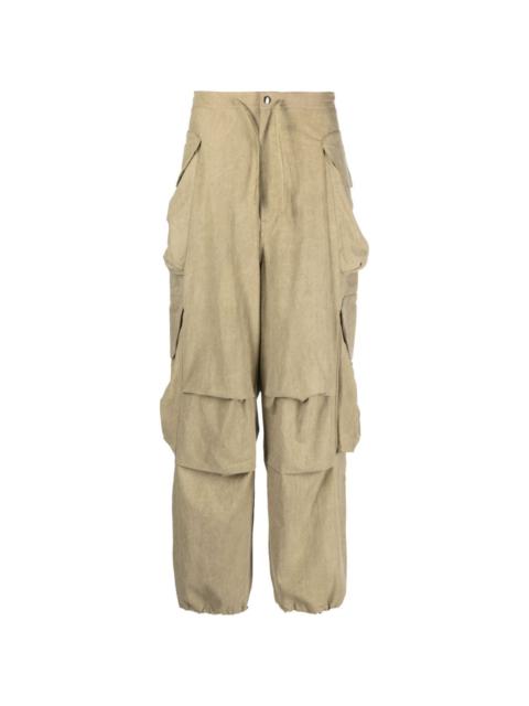 Gocar cotton-blend cargo trousers