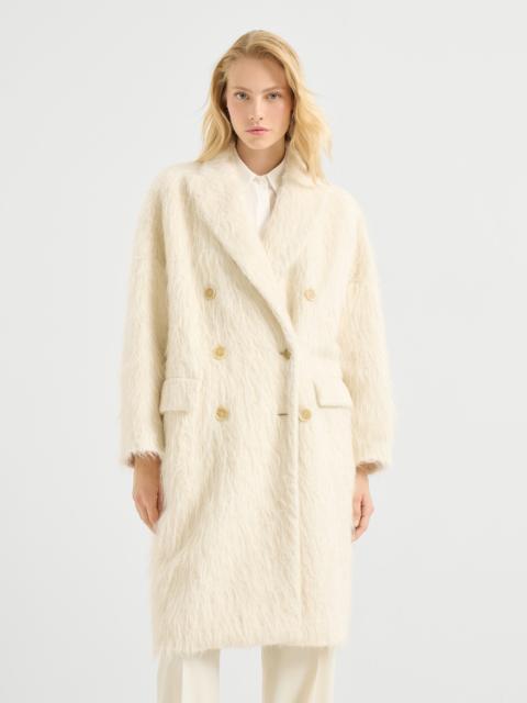 Brunello Cucinelli Wispy alpaca coat with monili