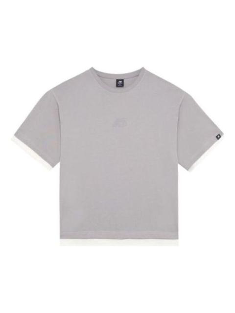 New Balance Sport Classic T-Shirt 'Grey White' AMT22363-SDE