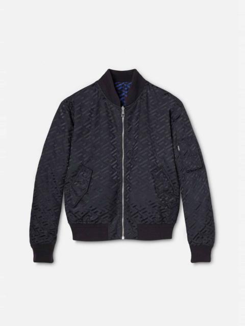 La Greca Print Bomber Jacket