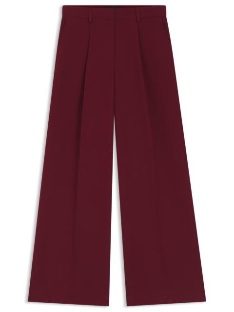 BOSS REGULAR-FIT WIDE-LEG PANTS IN STRETCH FABRIC