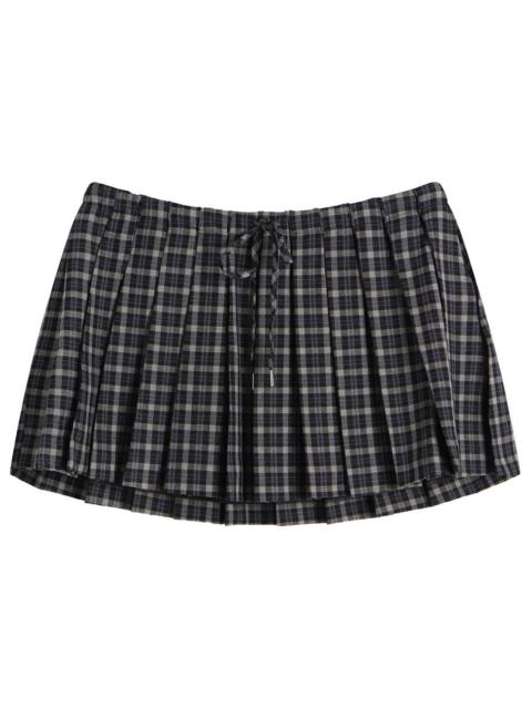 GOOD AMERICAN Good American Pleated Mini Skirt