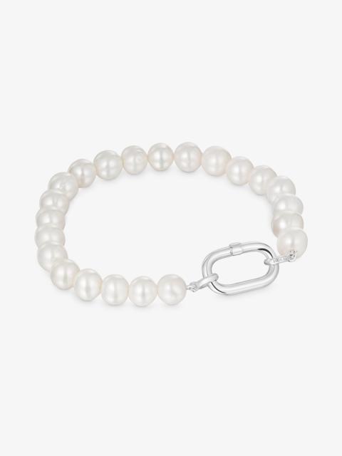TOUS Bracelet with cultured pearls and silver ring Hold Oval