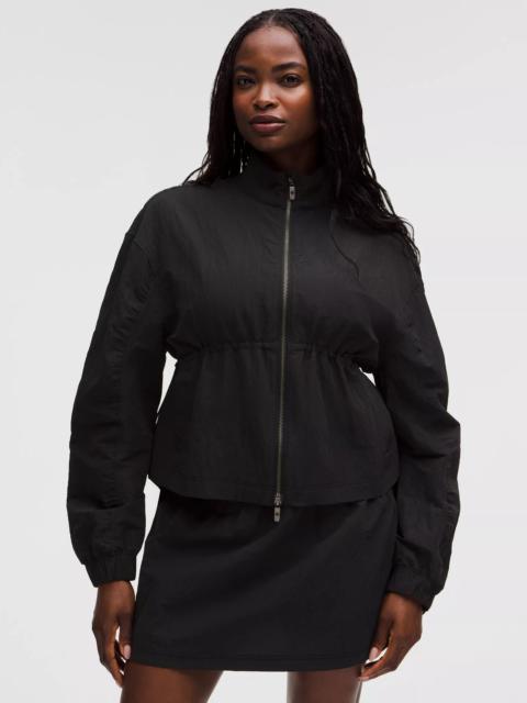 lululemon Crinkle Nylon Cinchable Jacket