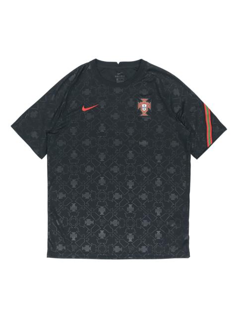 Nike Nike Portugal National Team 20/21 Pre Match Jersey 'Black' CD2579-010