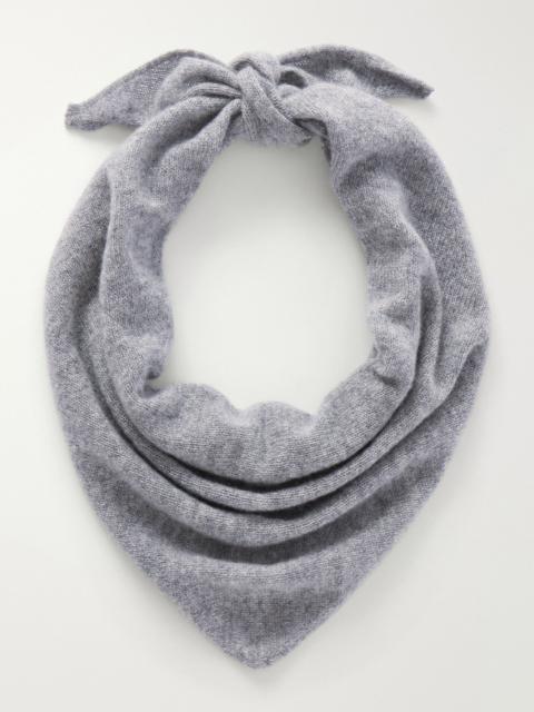 Johnstons of Elgin Reel Cashmere Scarf Gray