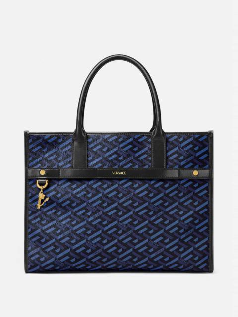 VERSACE La Greca Signature Tote Bag