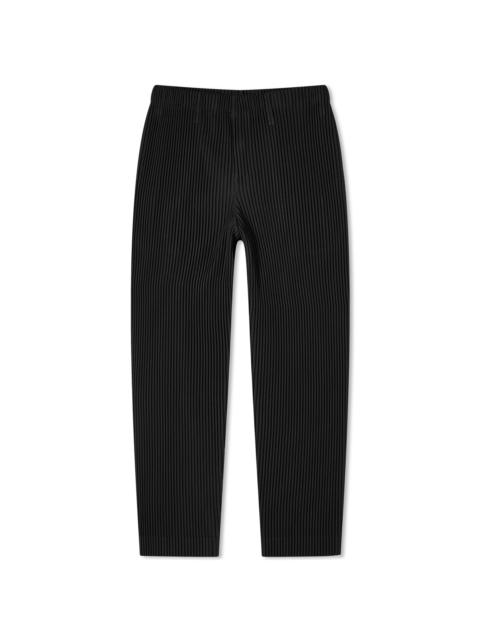 Homme Plissé Issey Miyake Pleated Straight Leg Trousers