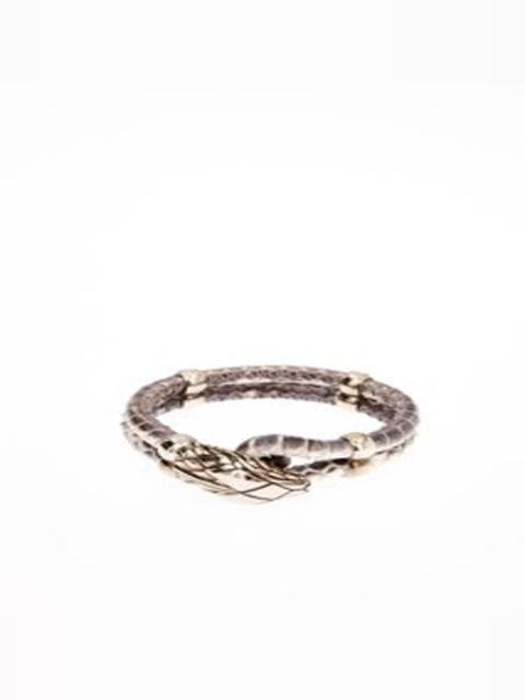 Roberto Cavalli Roberto Cavalli Men's Vintage Crystal Palladium-plated Bracelet