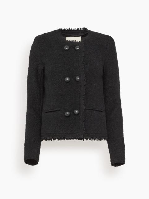 Isabel Marant Suely Boucle Blazer in Black