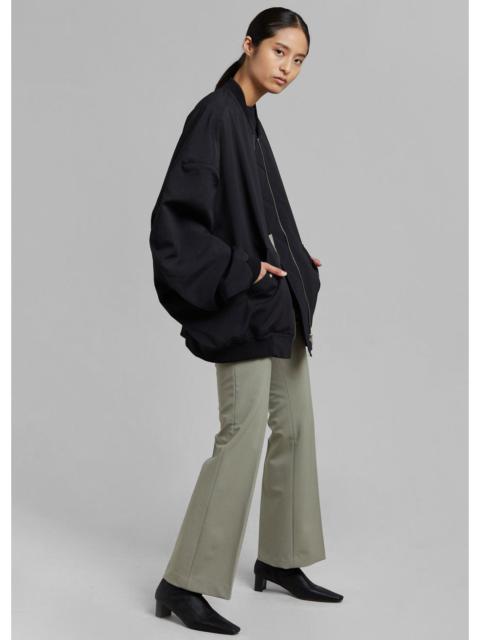 The Frankie Shop Lumi Bomber Jacket - Black