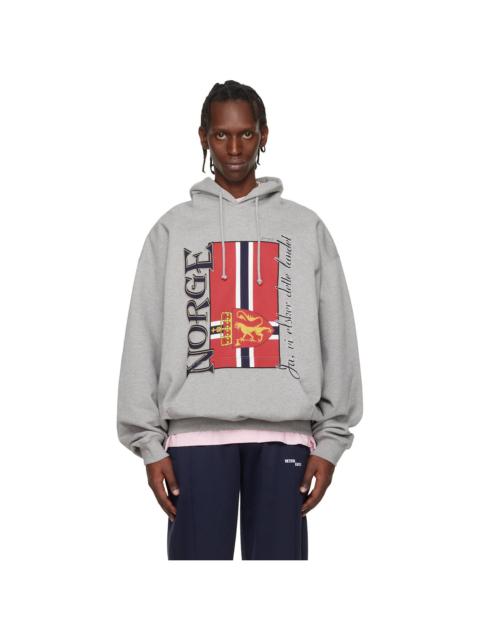 Gray 'Norway' Tourist Hoodie