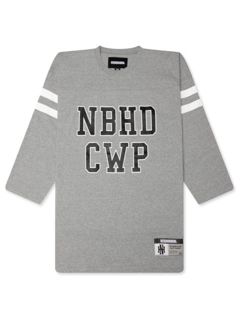 NEIGHBORHOOD L/S FOOTBALL SHIRT - GREY
