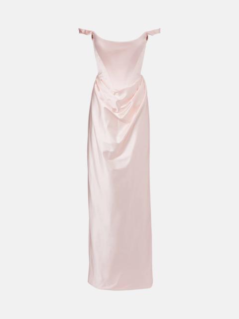 Vivienne Westwood Satin bustier gown