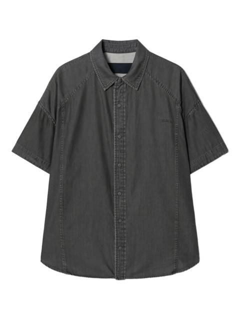 JUUN.J short-sleeved denim shirt