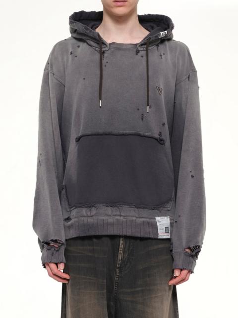 Maison MIHARAYASUHIRO Sun Faded Hoodie in Black