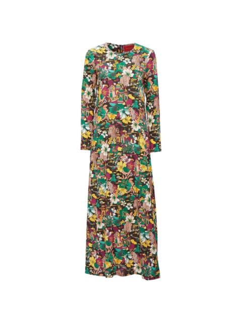 La DoubleJ Swing floral-print dress