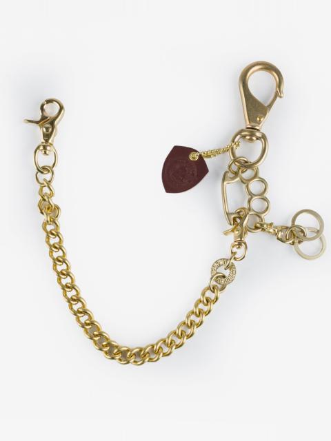 Iron Heart Brass-W14 Wallet Chain with Rings and Clip - Brass