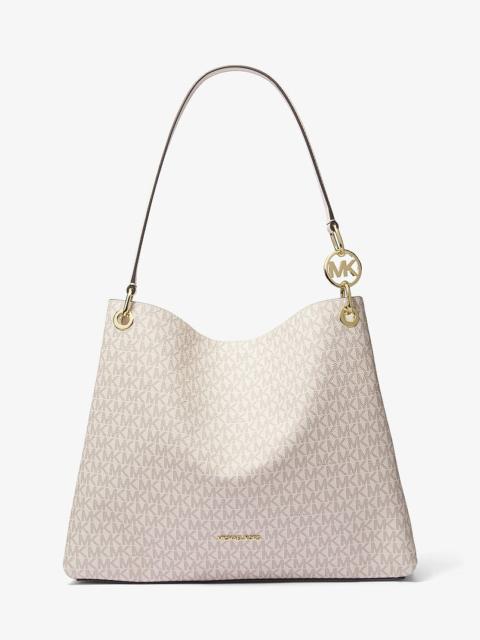 MICHAEL KORS Christina Large Signature Logo Shoulder Bag