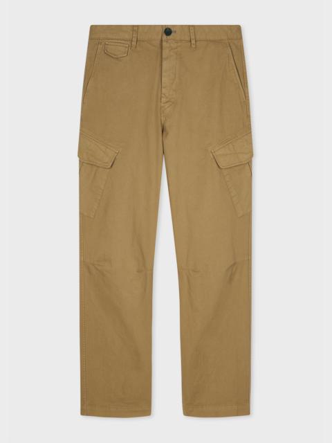 Paul Smith Light Brown Broad Stripe Zebra Cargo Trousers