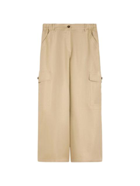 WEEKEND Max Mara Finale linen cargo-pocket trousers