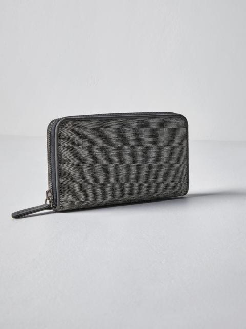 Brunello Cucinelli Precious Texture wallet