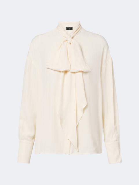 Etro Jacquard georgette blouse