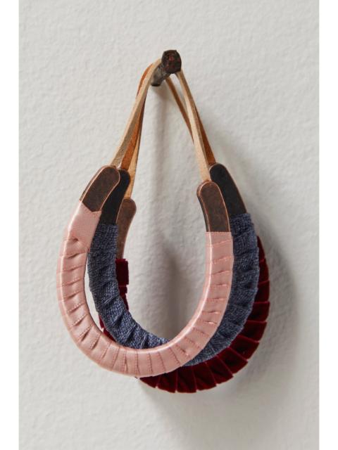 FREE PEOPLE Mini Wrapped Horseshoe Ornament