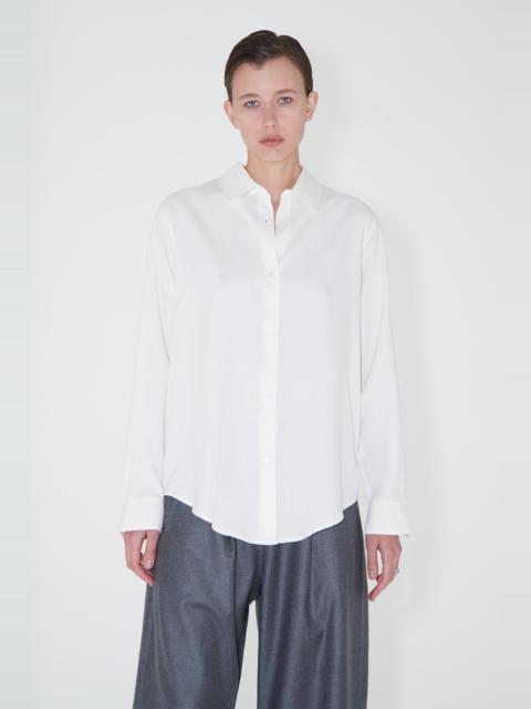 Our Legacy Line Shirt Off White Fine Silk