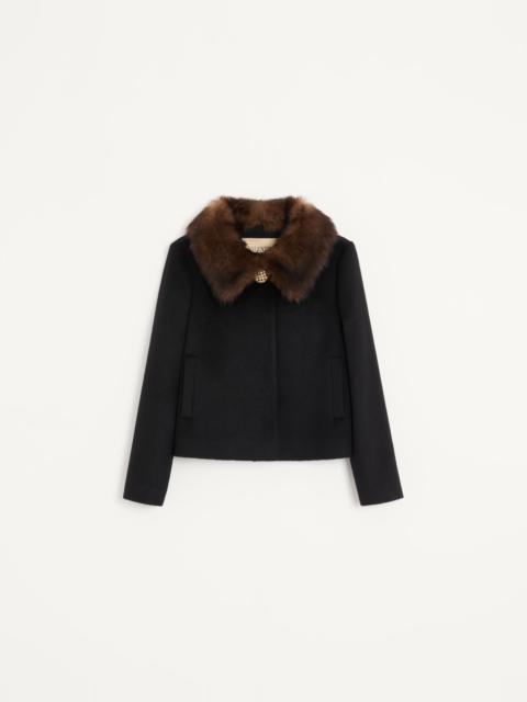 Valentino VALENTINO BABY CAMEL DRAP JACKET
