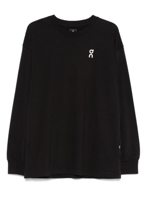 On long sleeve t-shirt
