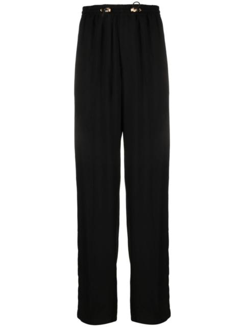 VERSACE drawstring-fastening cotton track pants