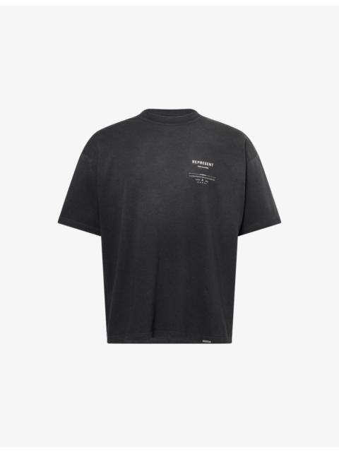 REPRESENT Revere Manor Graphic-Print Cotton-Blend T-Shirt