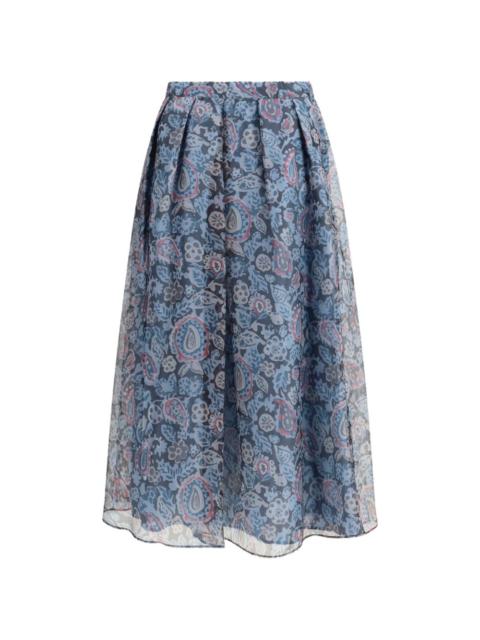 WEEKEND Max Mara paisley-print skirt