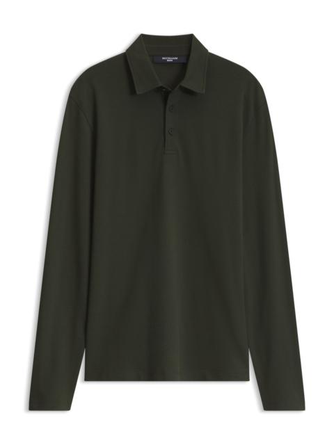 BOSS BOSS BY BECKHAM POLO SHIRT IN COTTON AND SILK