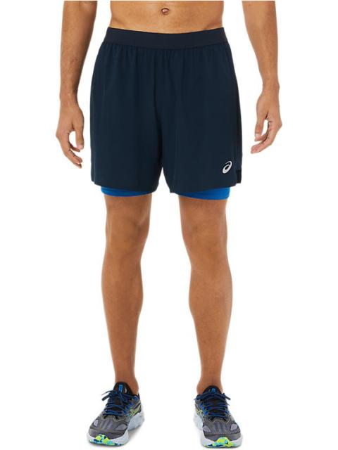 Asics MEN'S ROAD 2-N-1 7IN SHORT
