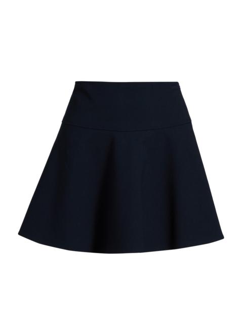 KOBI HALPERIN Women's Kiernan Wool-Blend Miniskirt - Navy