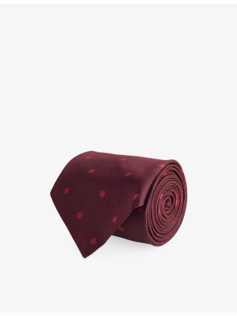 TOM FORD Polka Dot Silk Tie